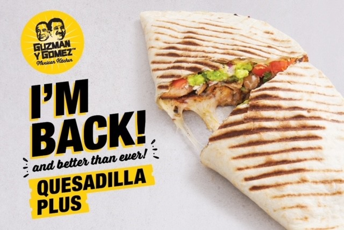 QUESADILLA’S ARE BACK tile image