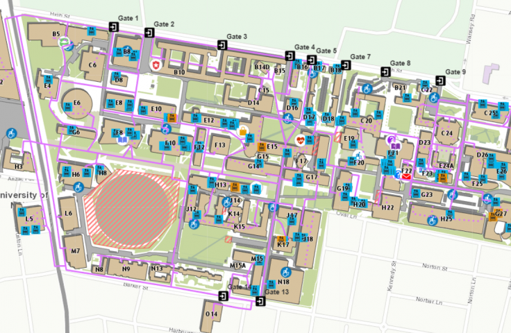 U Of S Campus Map Maps | Estate Management - Unsw Sydney